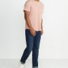 Saddle Pocket Tee in Pink/White Stripe - Image 3