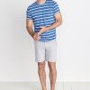 Saddle Pocket Tee in Indigo Stripe - Image 3