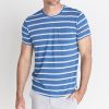Saddle Pocket Tee in Indigo Stripe - Image 2