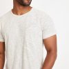Saddle Hem Pocket Tee in Natural/Black Stripe - Image 3