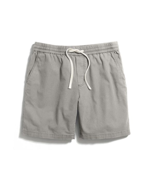 7" Saturday Canvas Short in Light Grey