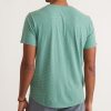 Saddle Hem Pocket Tee in Deep Sea Stripe - Image 7