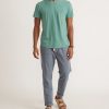 Saddle Hem Pocket Tee in Deep Sea Stripe - Image 4