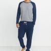 Sherpa Jogger in Navy Heather - Image 4