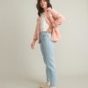 Eden Sherpa Overshirt in Coral Cloud - Image 6