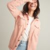 Eden Sherpa Overshirt in Coral Cloud - Image 3