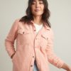 Eden Sherpa Overshirt in Coral Cloud - Image 2