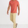Shortsleeve Henley in Rosewood - Image 3