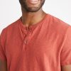 Shortsleeve Henley in Rosewood - Image 4