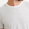 Signature Crewneck in Antique White/Black Stripe - Image 3