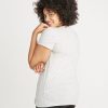 V-Neck in Light Heather Ash - Image 2