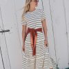 Vintage Slub Midi Dress - Image 4
