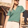 Vintage Slub Polo Tee - Image 4