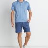 Palmer Sport Polo in Blue Heather - Image 4