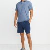 Palmer Sport Polo in Navy Heather - Image 4