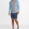 Sport Baseball Raglan in Graphite/Blue - Image 3