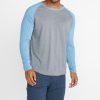 Sport Baseball Raglan in Graphite/Blue - Image 2