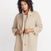 Stephanie Cocoon Coat in Sand - Image 3