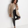 Stephanie Cocoon Coat in Sand - Image 2