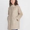 Stephanie Cocoon Coat in Sand - Image 6