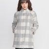 Stephanie Cocoon Coat in Buffalo Check - Image 2