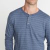 Double Knit Henley in Storm Blue - Image 3