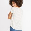 Boyfriend Saddle Tee in Natural - Image 2