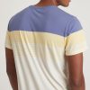 Signature Crew Tee in Cobalt/Apricot - Image 4
