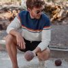 Sunset Stripe Sweatshirt in Colorblock Sunset Stripe - Image 2