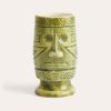 Vintage Tiki Mask Mug in Light Green - Image 3