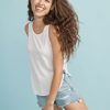 Side Tulip Tank in White - Image 4
