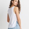 Side Tulip Tank in White - Image 5