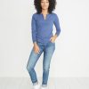 Double Knit Henley in Twilight - Image 3