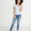 V-Neck in Carolina Blue - Image 3