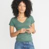 V-Neck in Forest Green - Image 2