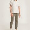 Vertical Stripe Shirt in White/Blue Stripe - Image 6