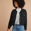 Holland Crop Jacket in Washed Black - Image 2