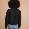 Holland Crop Jacket in Washed Black - Image 4